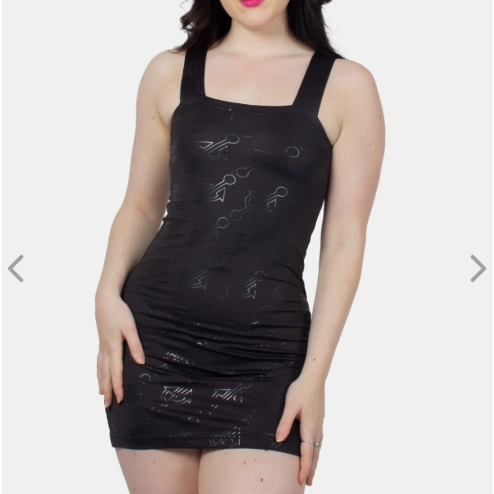 NYT Cyberdog London harness dress connection